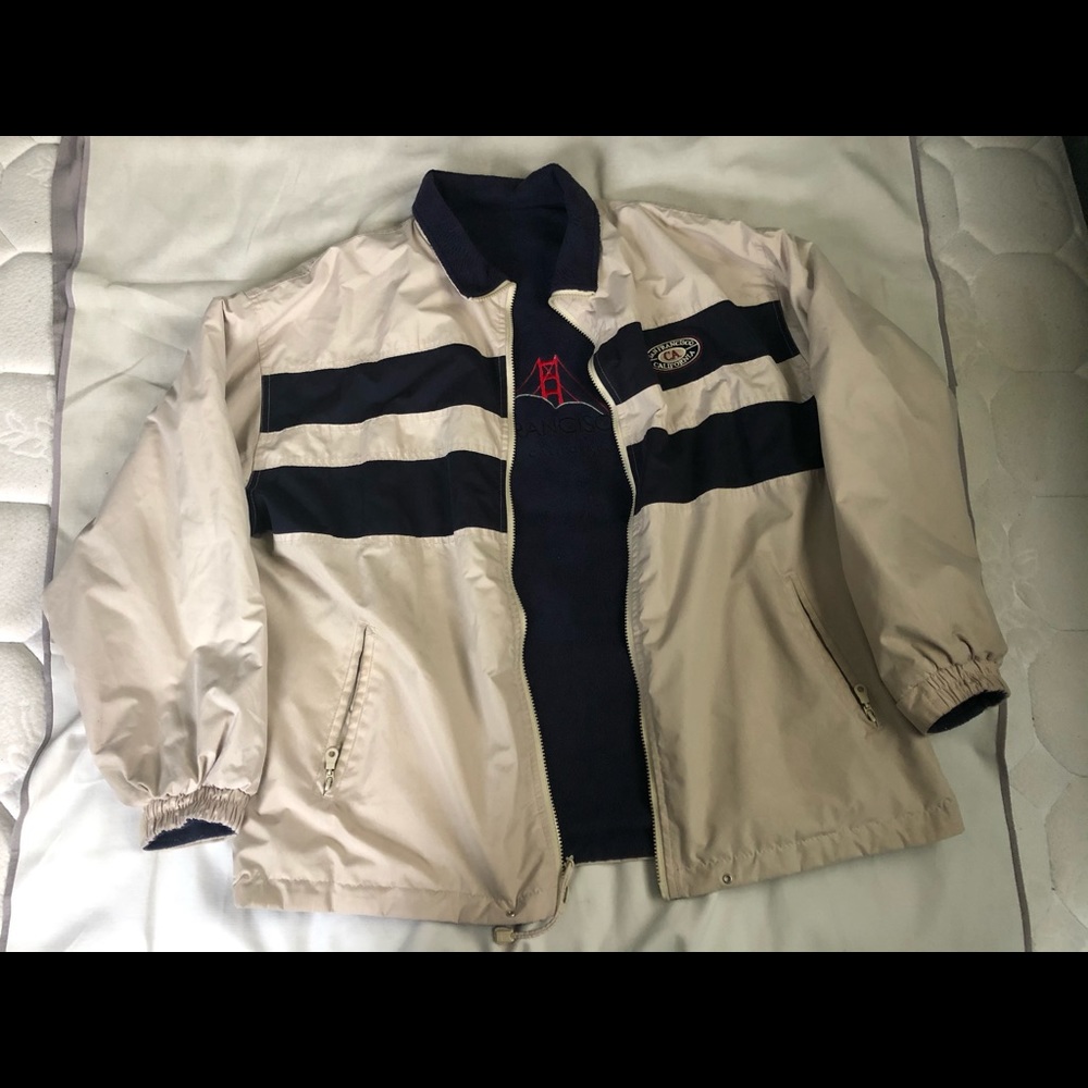 San Francisco Golden Gate Bridge Reversible Jacket